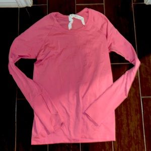 Luluemon Swiftly Tech Long Sleeve 2.0 Pink